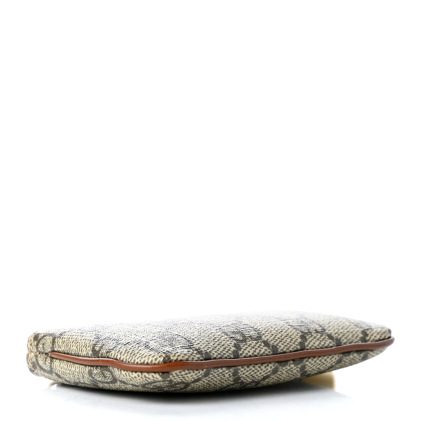 GG Supreme Monogram Key Case Beige Ebony Cuir