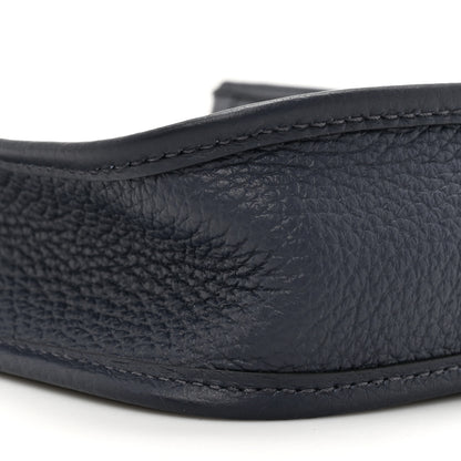 Hermes Taurillon Clemence Amazone Evelyne TPM Bleu Nuit Bleu Indigo 10 of 11