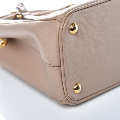 Prada Saffiano Small Galleria Double Zip Tote Cammeo 9 of 13
