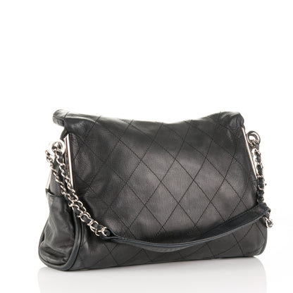 Chanel Lambskin Stitched Medium Ultimate Soft Tote Black 3 of 7