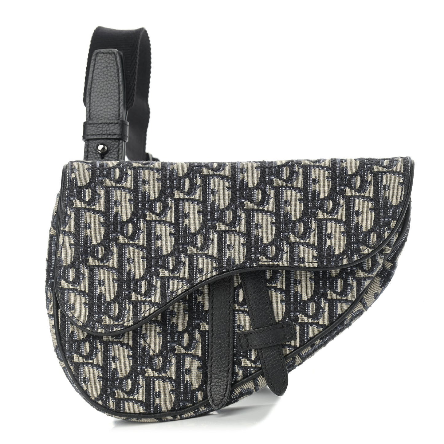 Oblique Mens Mini Saddle Bag Blue