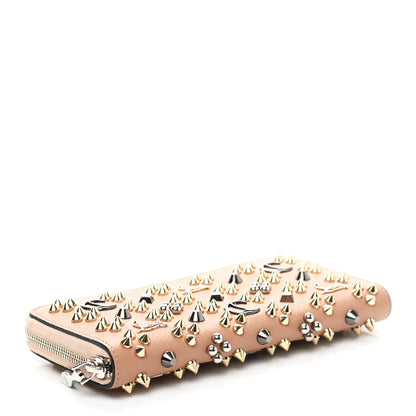 Christian Louboutin Calfskin Loubinthesky Panettone Wallet Nude Multimetal 3 of 6