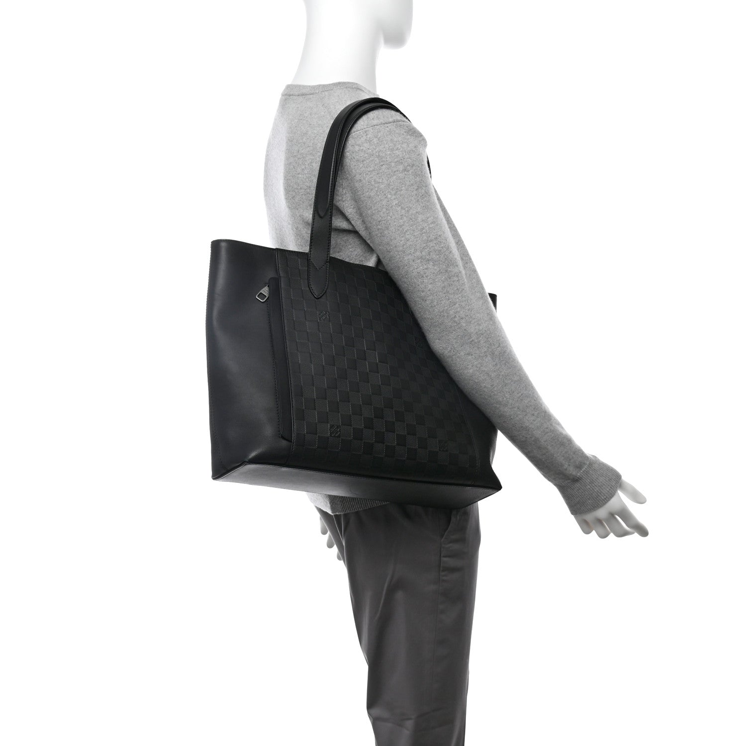 Louis Vuitton Damier Infini Cabas Voyage Onyx 2 of 11