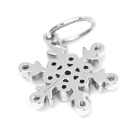 Tiffany Platinum Diamond Snowflake Charm 3 of 3