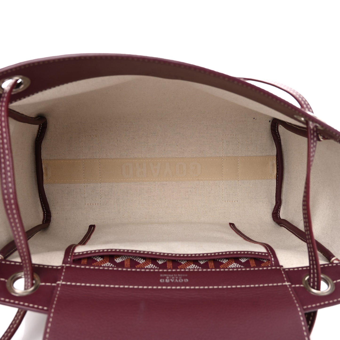 Goyardine Rouette PM Burgundy