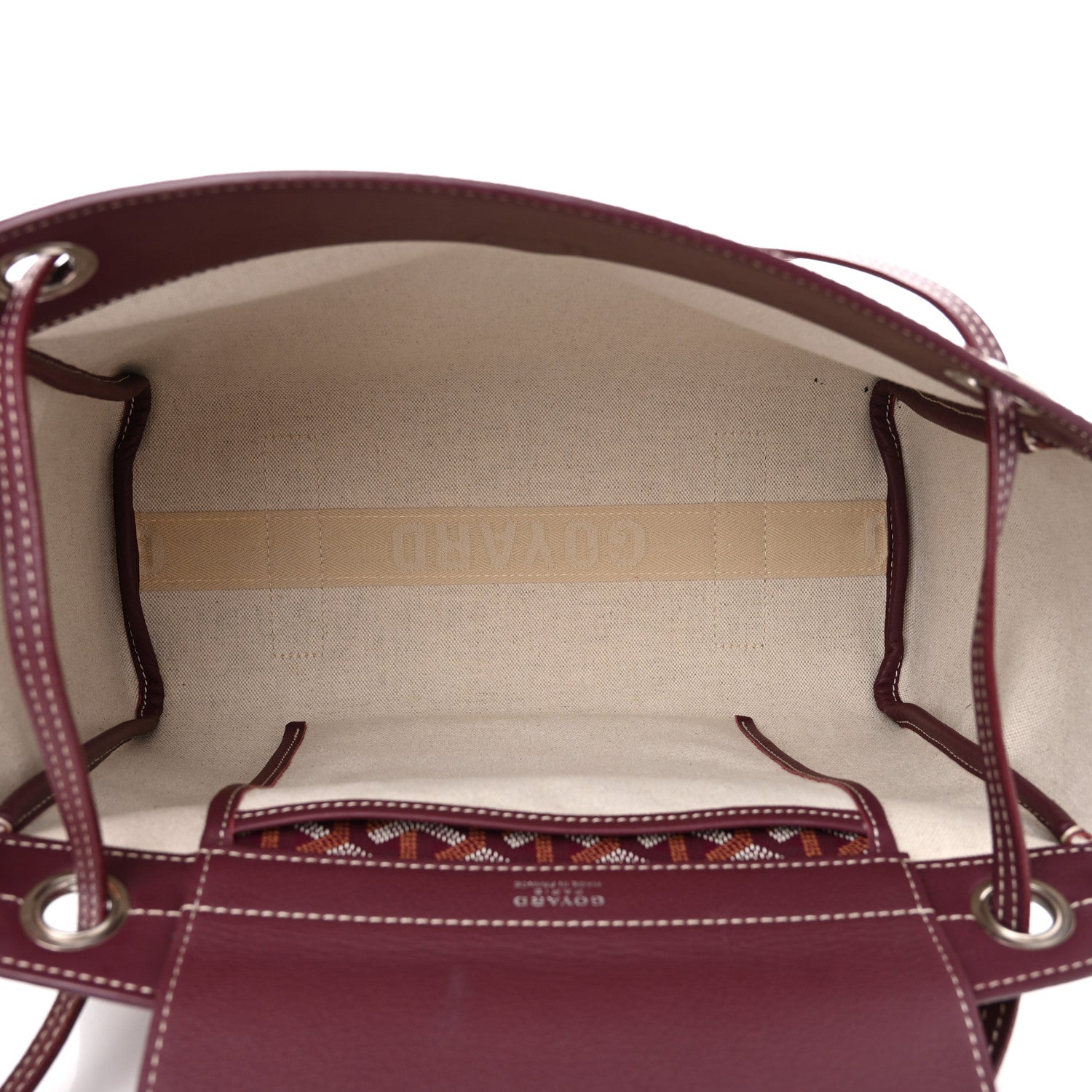 Goyard Goyardine Rouette PM Burgundy 6 of 17