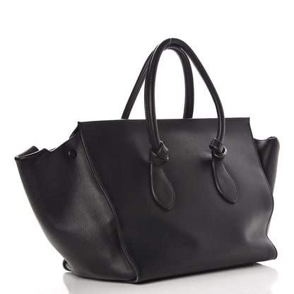 Celine Smooth Calfskin Large Tie Knot Tote Black 3 of 16