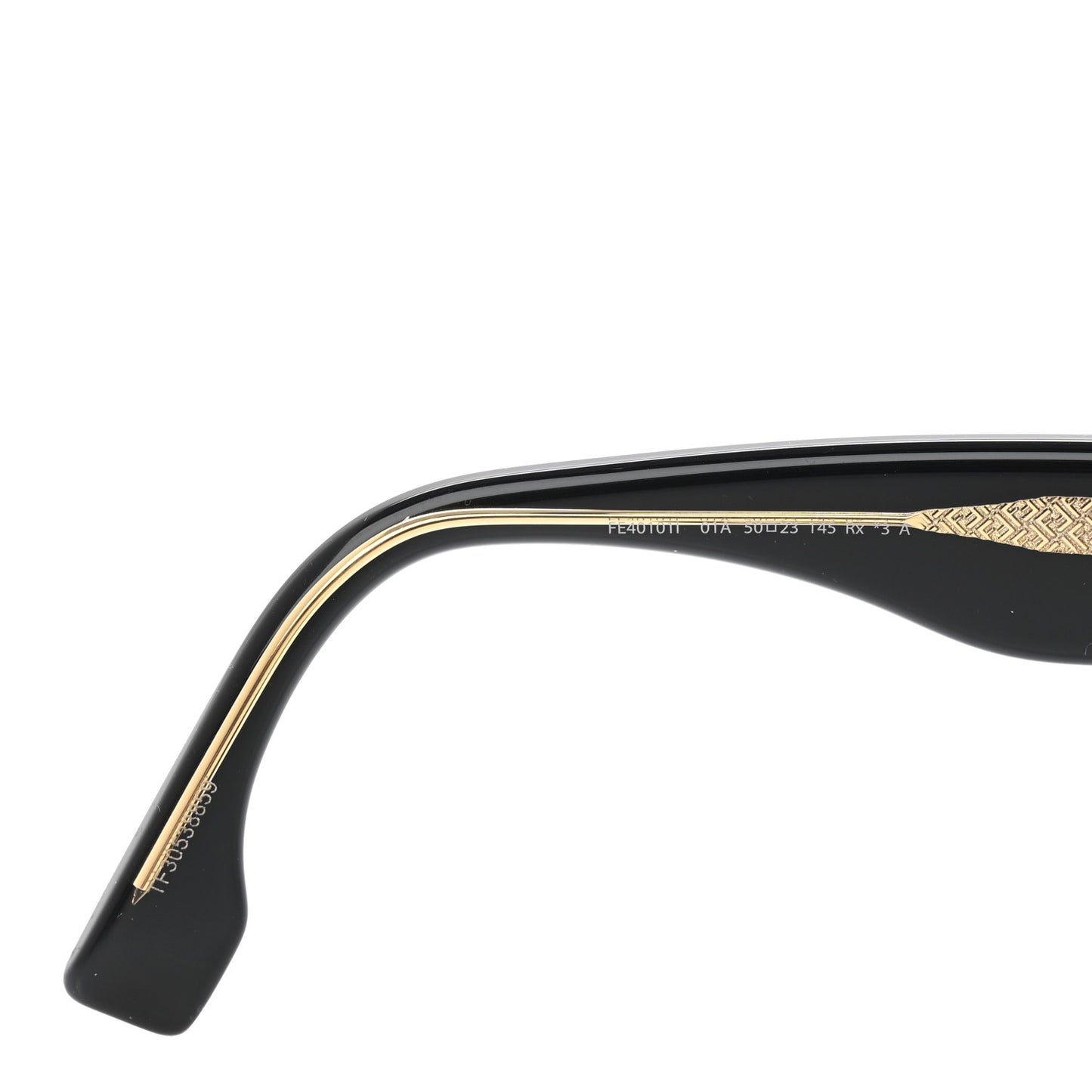 Acetate Fendi Square Sunglasses FE40101I Black