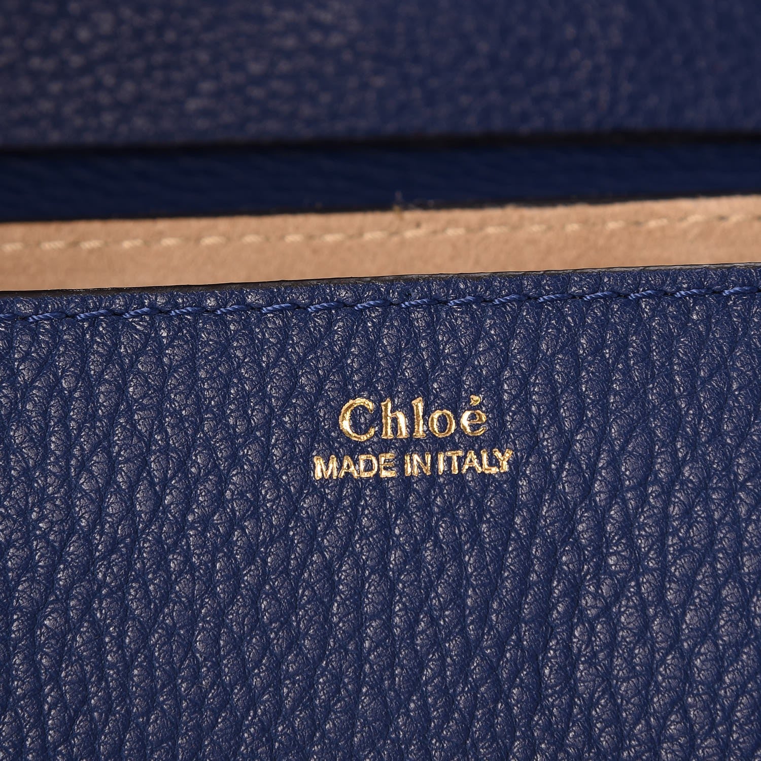 Chloe Grained Lambskin Drew Shoulder Bag Royal Navy 6 of 7