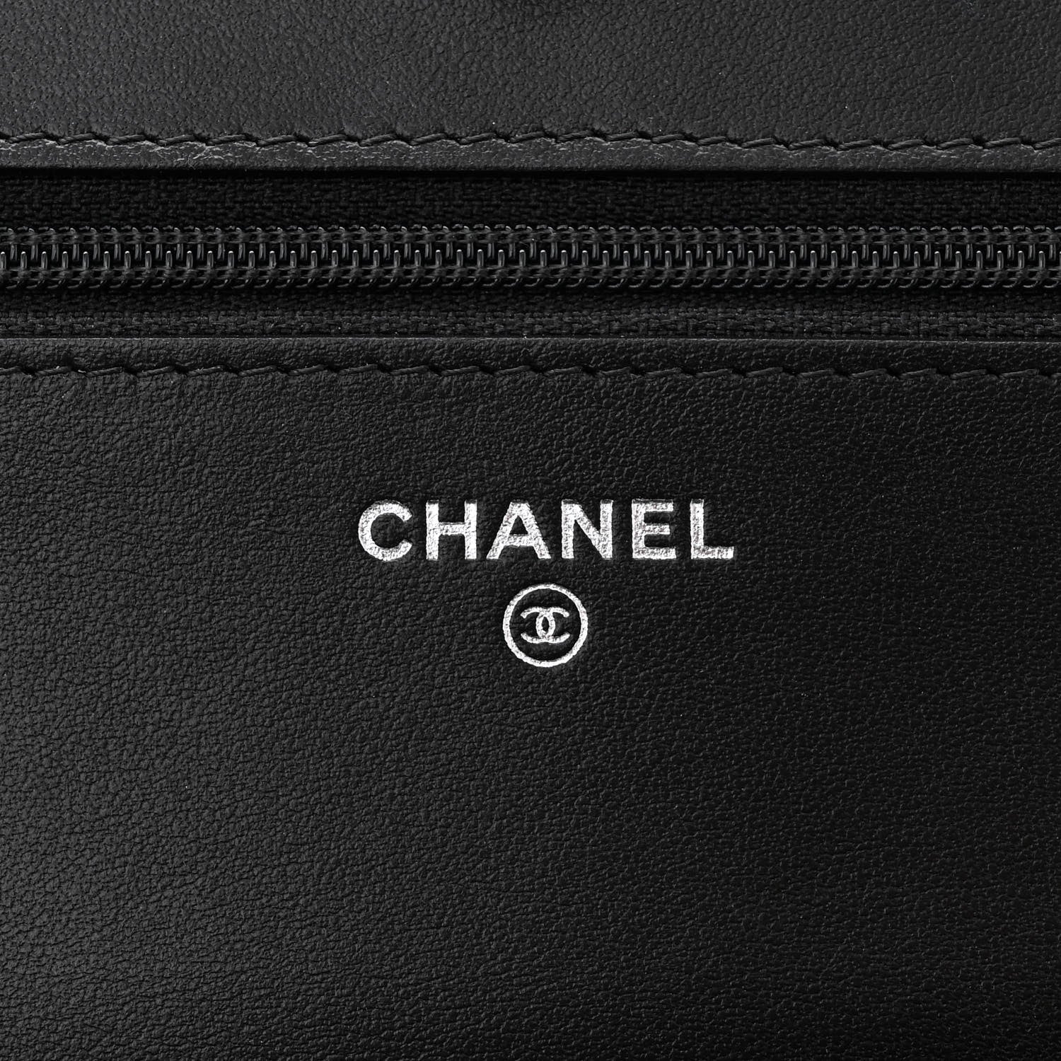 Chanel Caviar Quilted Boy Wallet On Chain WOC Black 6 of 12