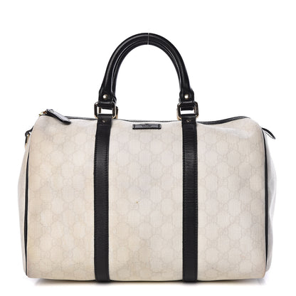 Gucci GG Plus Monogram Medium Joy Boston White Black 1 of 27
