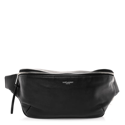 Saint Laurent Calfskin Belt Bag Black 1 of 9