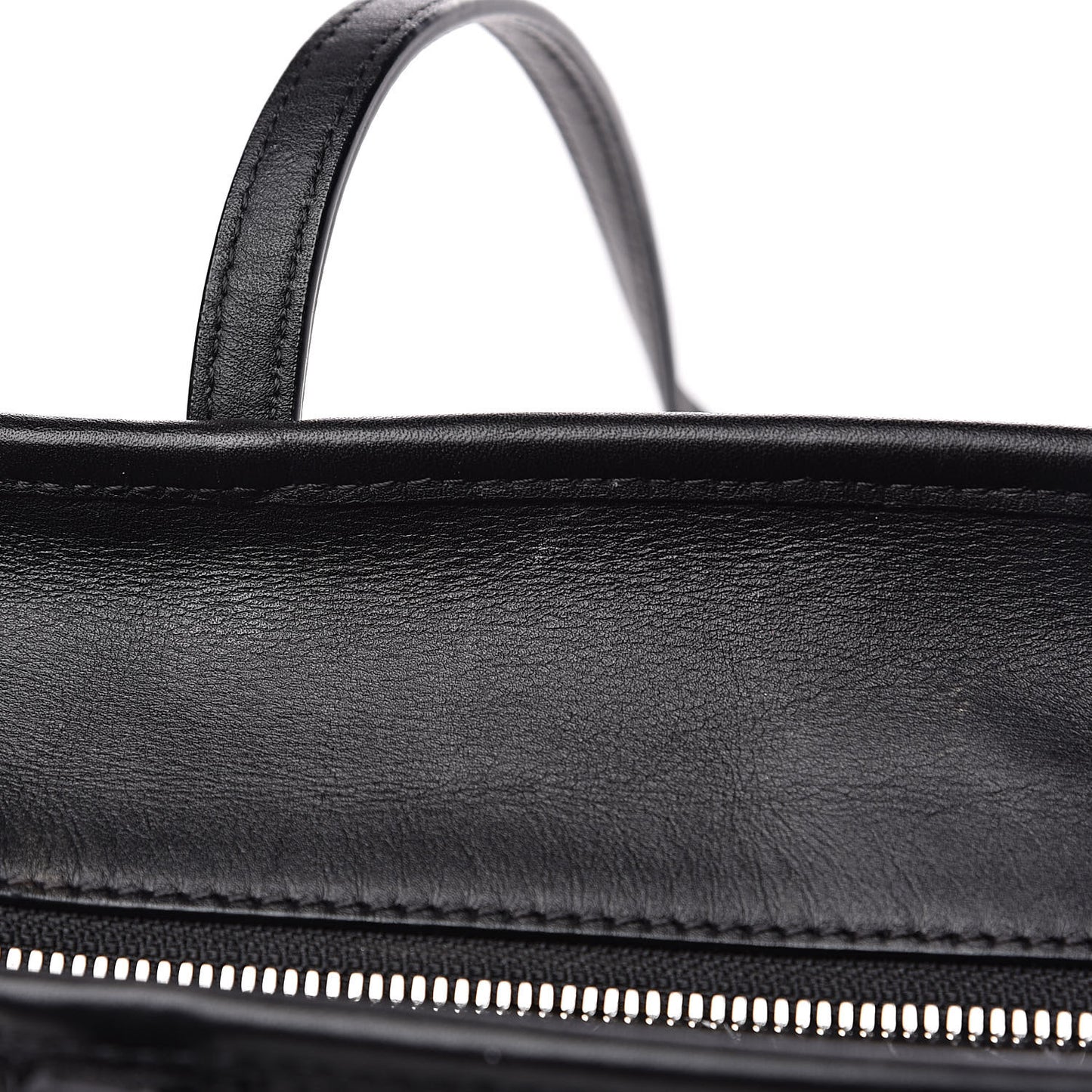 Visetos Medium Anya Zip Top Shopper Tote Black
