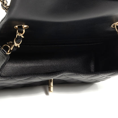 Chanel Lambskin Quilted Mini Rectangular Flap Black 15 of 20