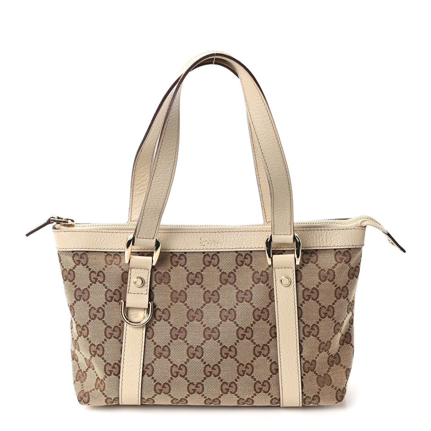 Monogram Small Abbey Tote Off White