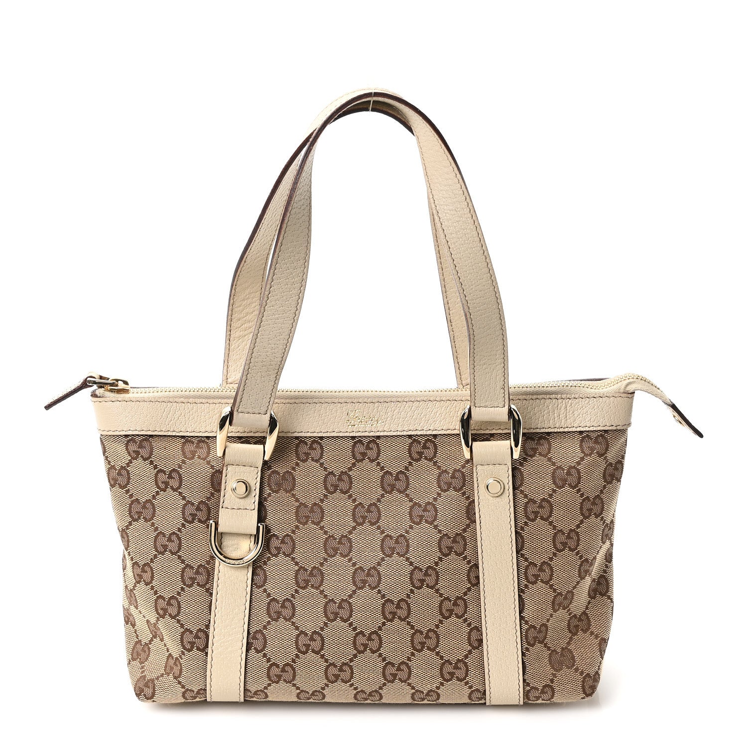 Gucci Monogram Small Abbey Tote Off White 1 of 10