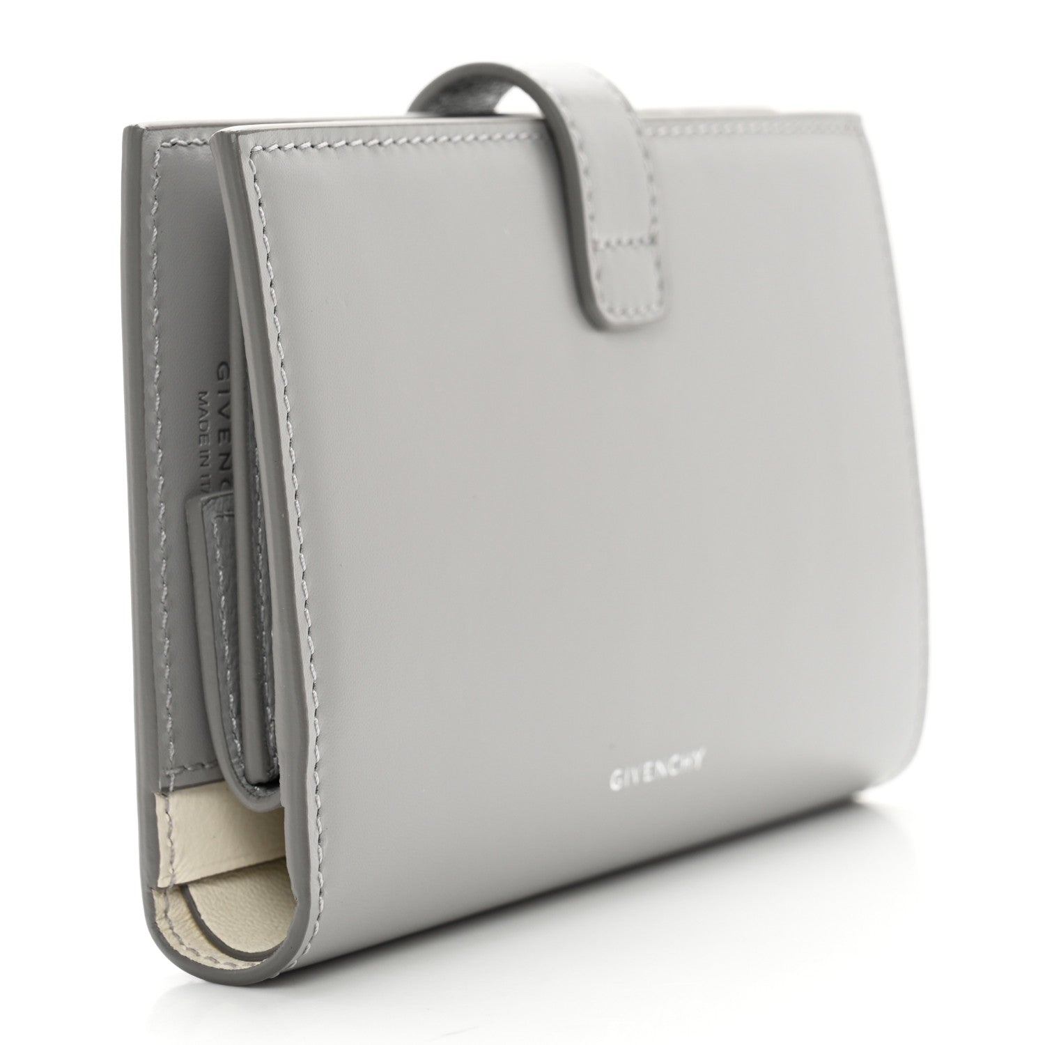 Givenchy Smooth Box Calfskin 4G Wallet Cloudy Grey 2 of 12
