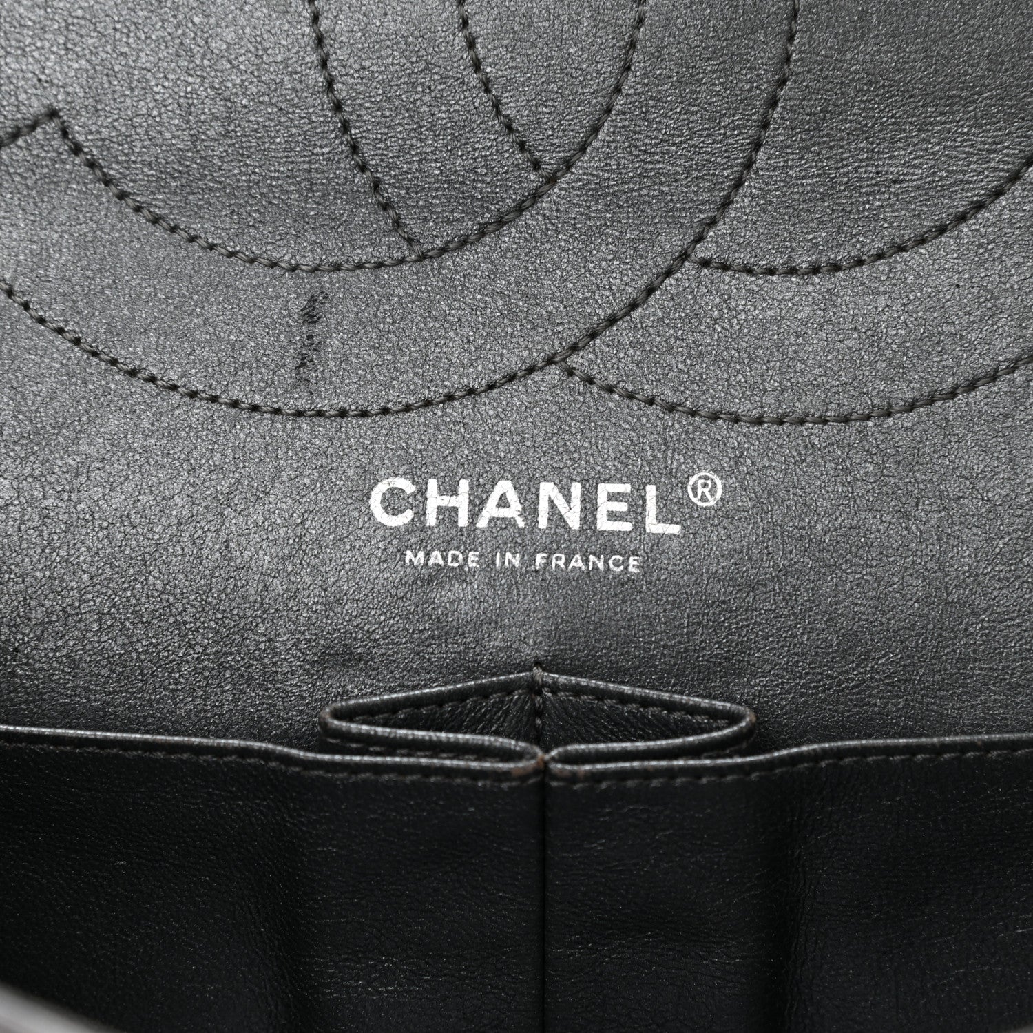 Chanel Metallic Aged Calfskin Quilted 2.55 Reissue 227 Flap Dark Silver 6 of 14