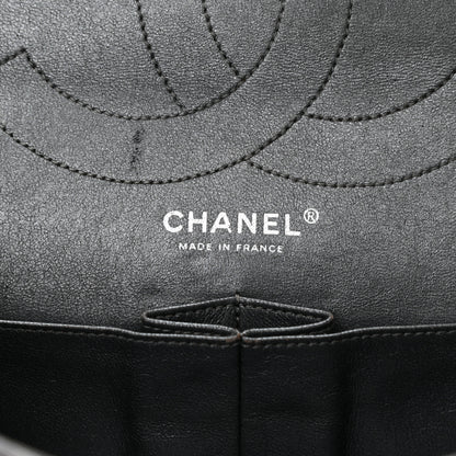 Chanel Metallic Aged Calfskin Quilted 2.55 Reissue 227 Flap Dark Silver 6 of 14