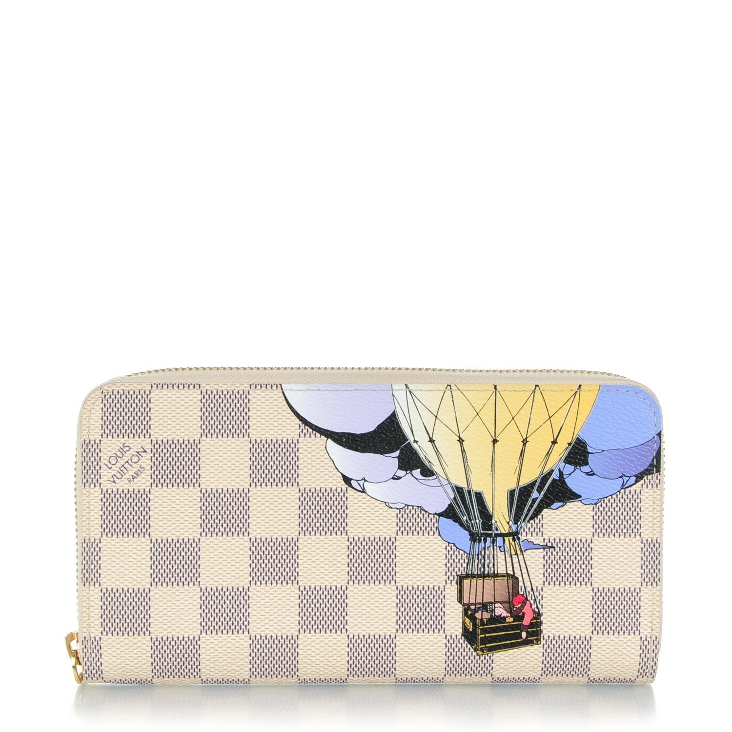 Louis Vuitton Damier Azur Illustre Zippy Wallet 1 of 7
