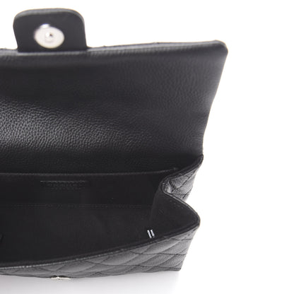 Chanel Grained Calfskin Quilted 2.55 Reissue Flap Belt Bag Clutch Black 4 of 10