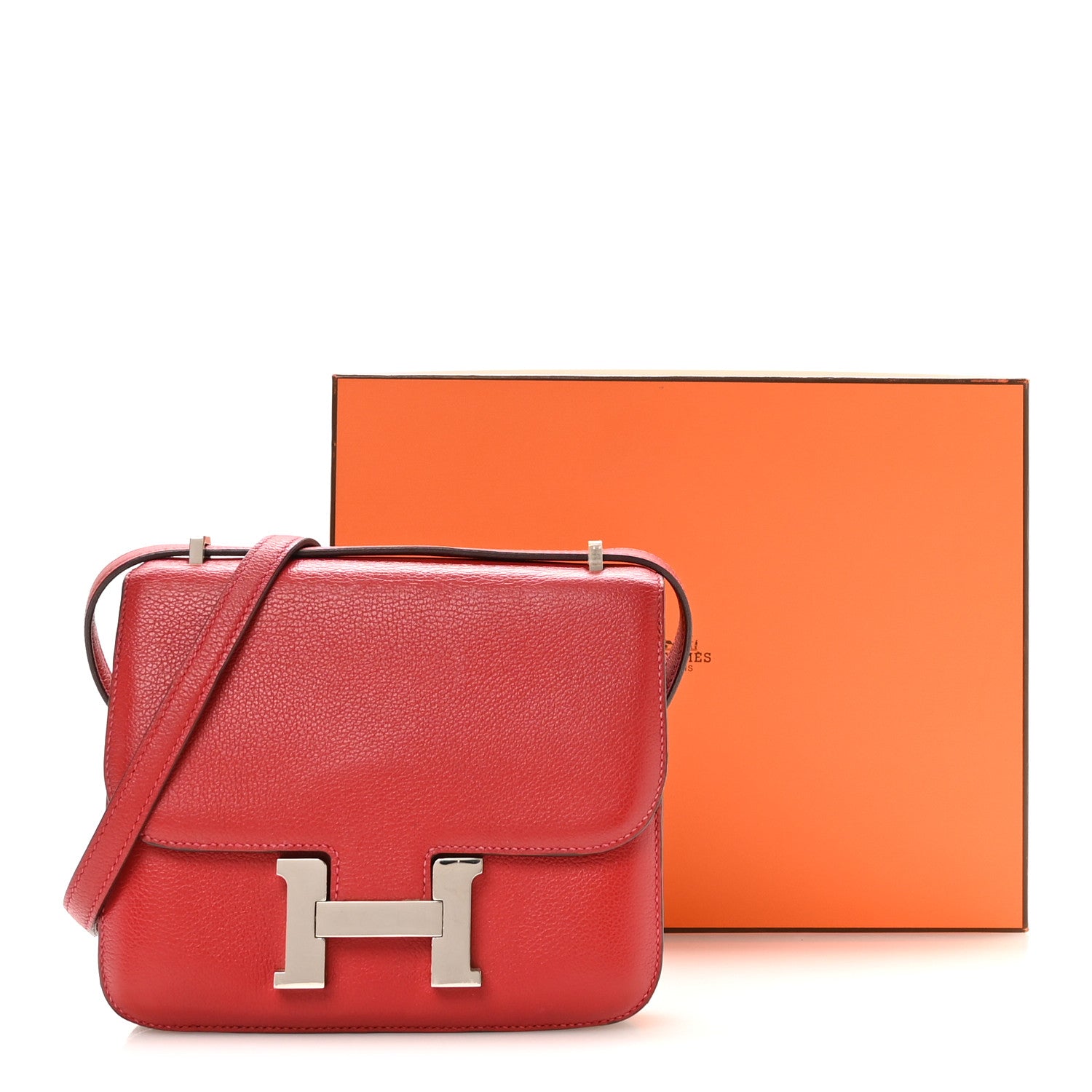 Hermes Chevre Mysore Constance 18 Rouge Piment 11 of 11