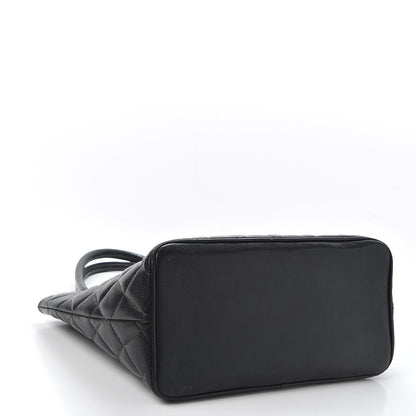 Chanel Caviar Quilted Medallion Tote Black 3 of 11