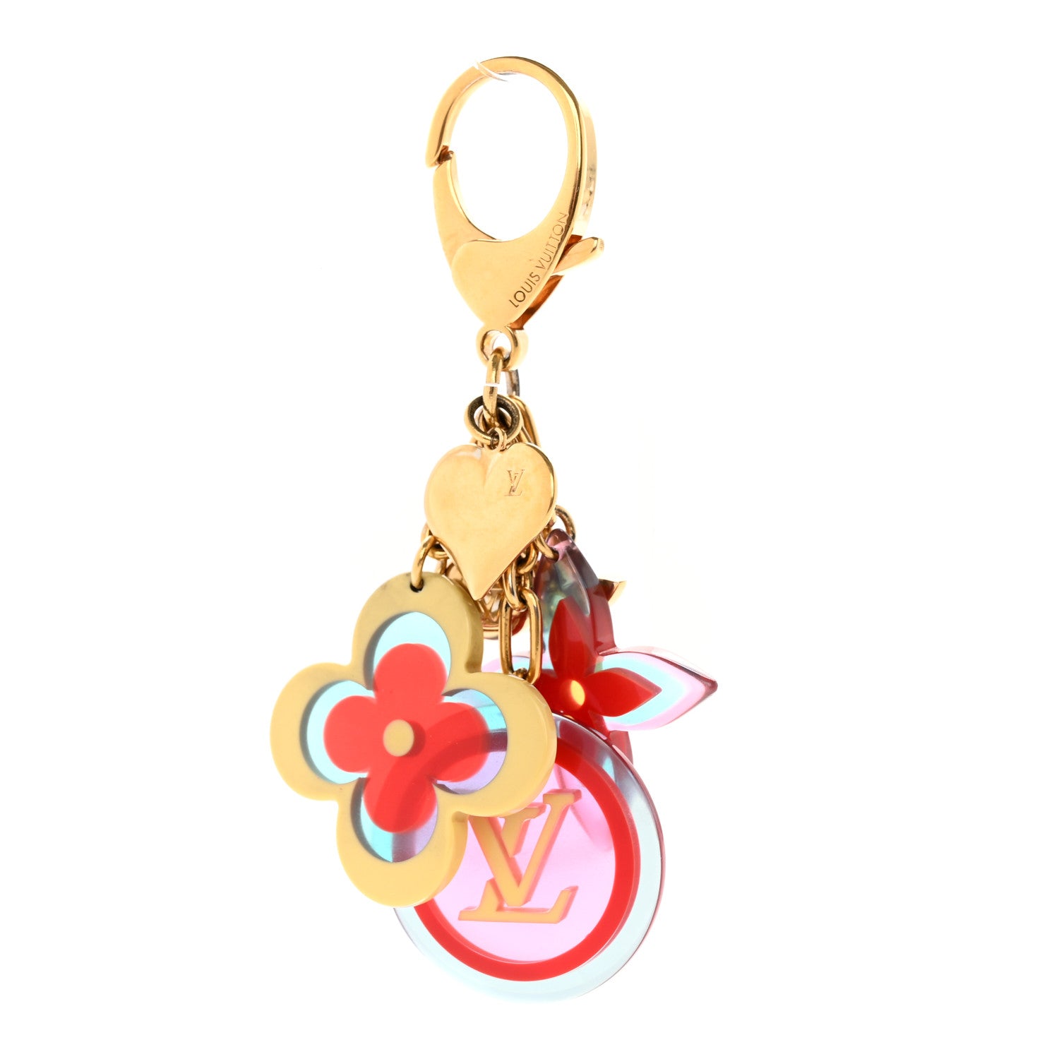 Louis Vuitton Resin Candy Fleurs Bag Charm Multicolor 1 of 4
