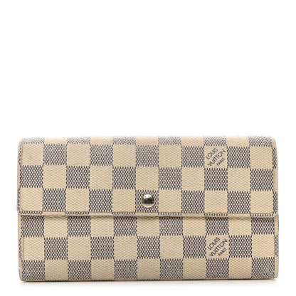 Louis Vuitton Damier Azur Sarah Wallet 1 of 10