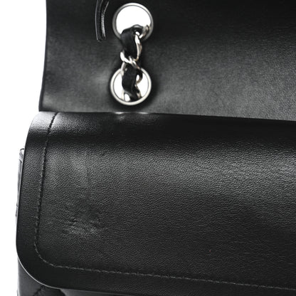Chanel Lambskin Quilted Medium Double Flap Black 12 of 12