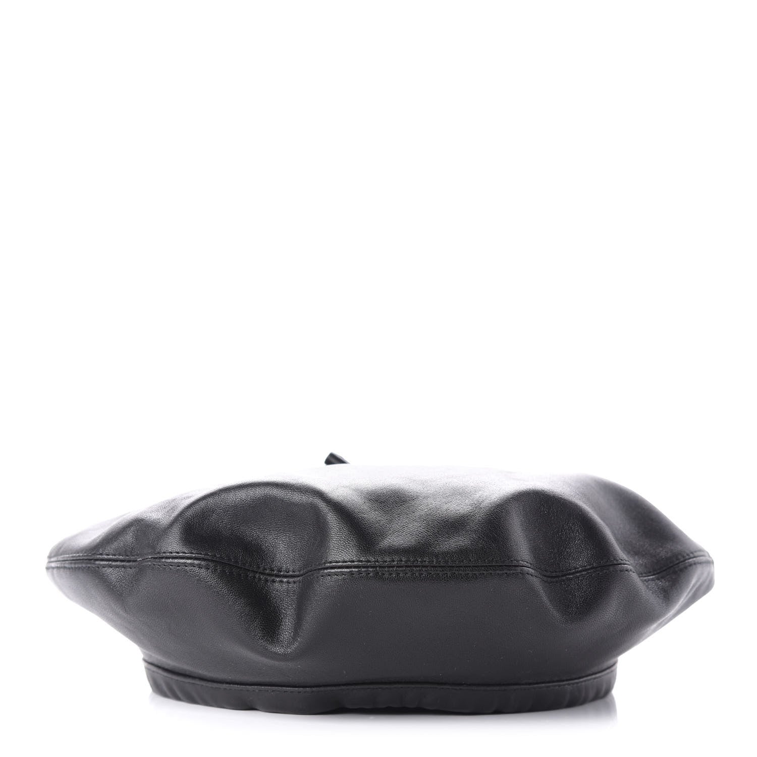 Christian Dior Lambskin D-Dream Beret 57 Black 1 of 6