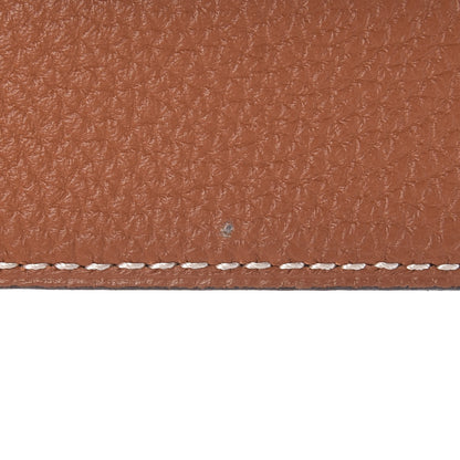 Hermes Box Togo 32mm H Belt 90 Black Gold 8 of 9
