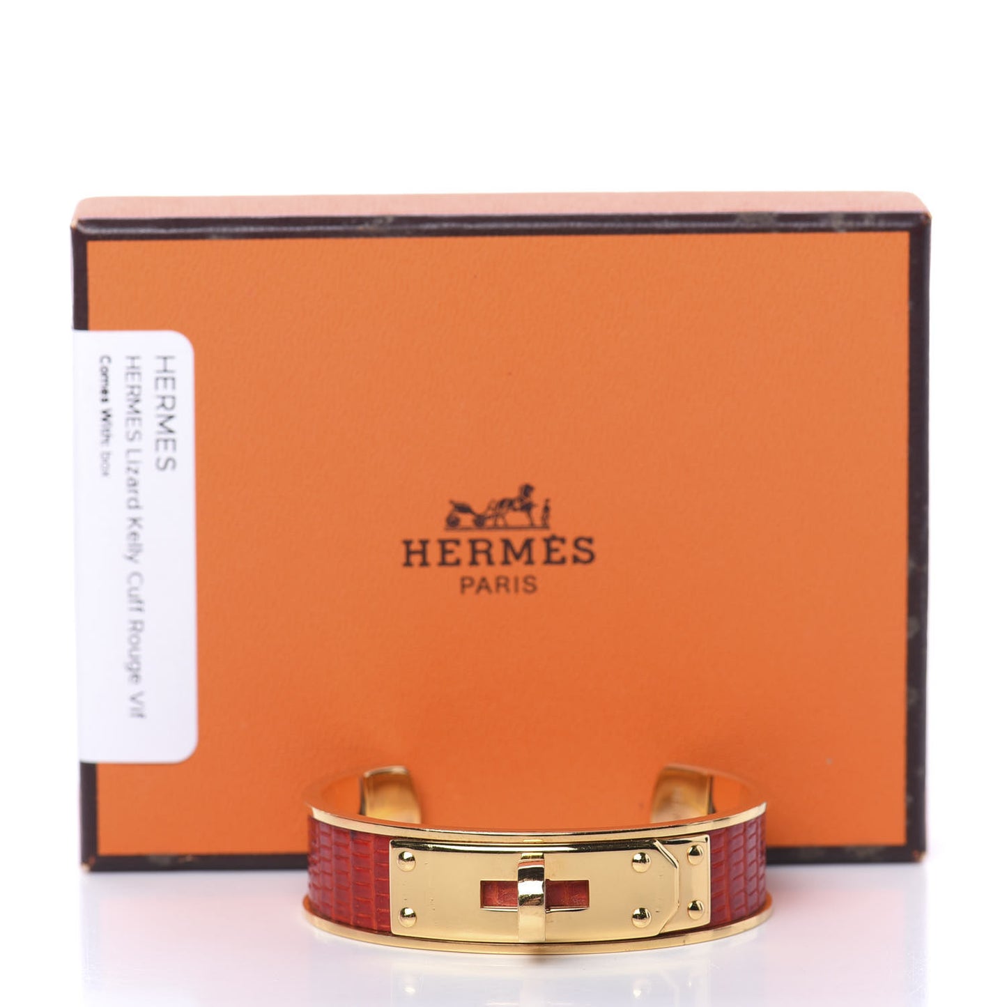 Lizard Kelly Cuff Rouge