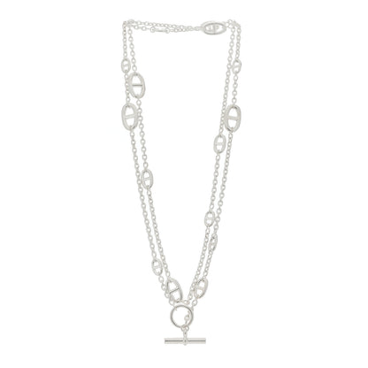 Hermes Sterling Silver Farandole Necklace 120 2 of 3