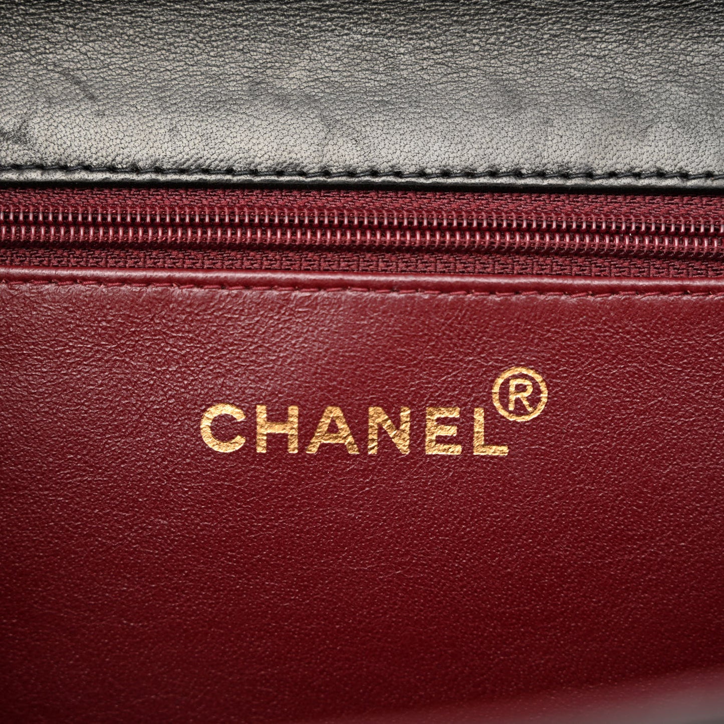 Lambskin Quilted Medium Single Flap Brown