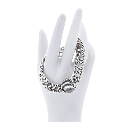 David Yurman Sterling Silver 16mm Royal Cord Double Curb Chain Bracelet 2 of 5