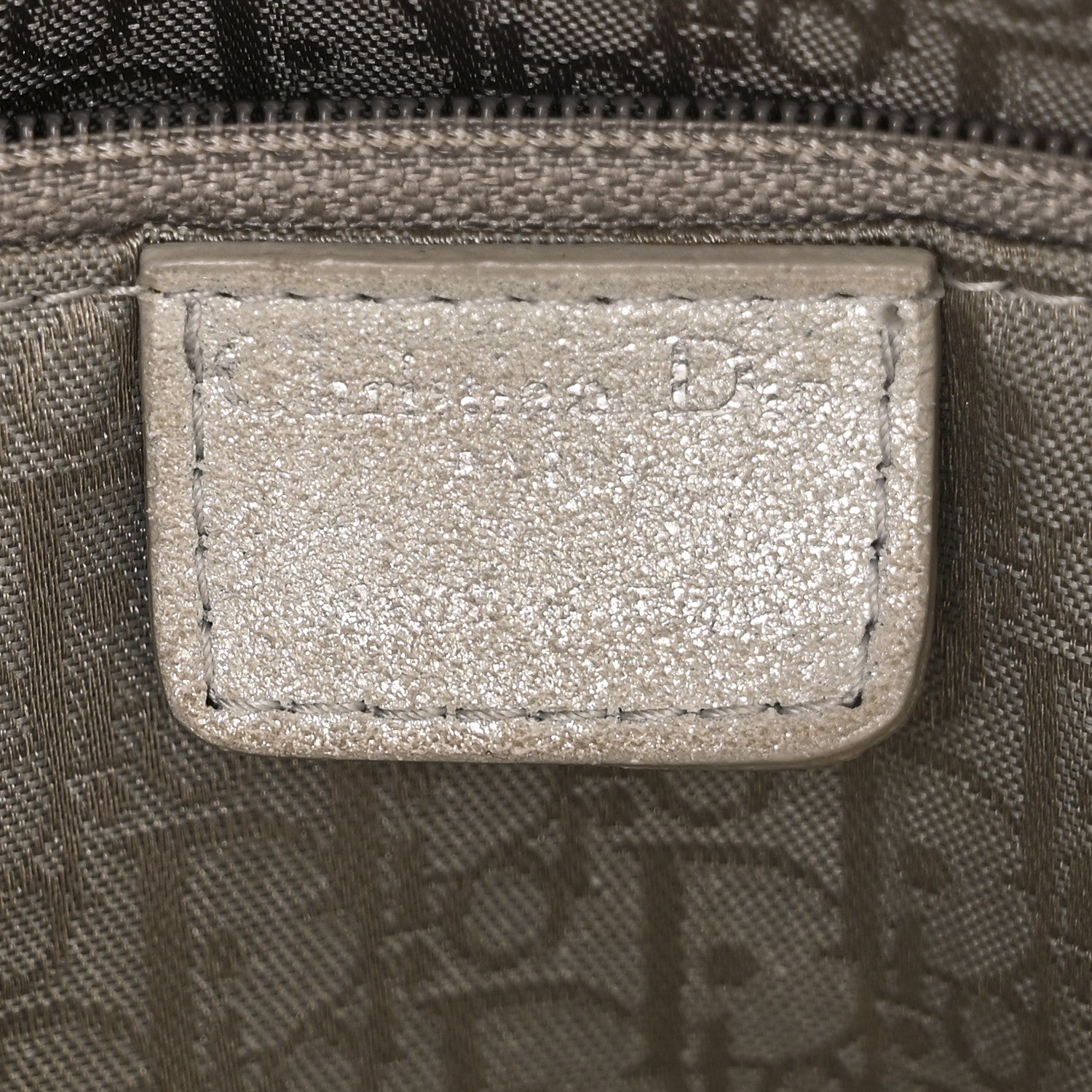 Christian Dior Metallic Nubuck Cannage Medium Lady Dior Silver 6 of 10