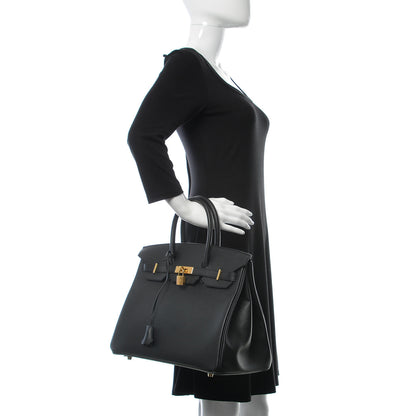 Hermes Epsom Birkin 35 Black 2 of 34
