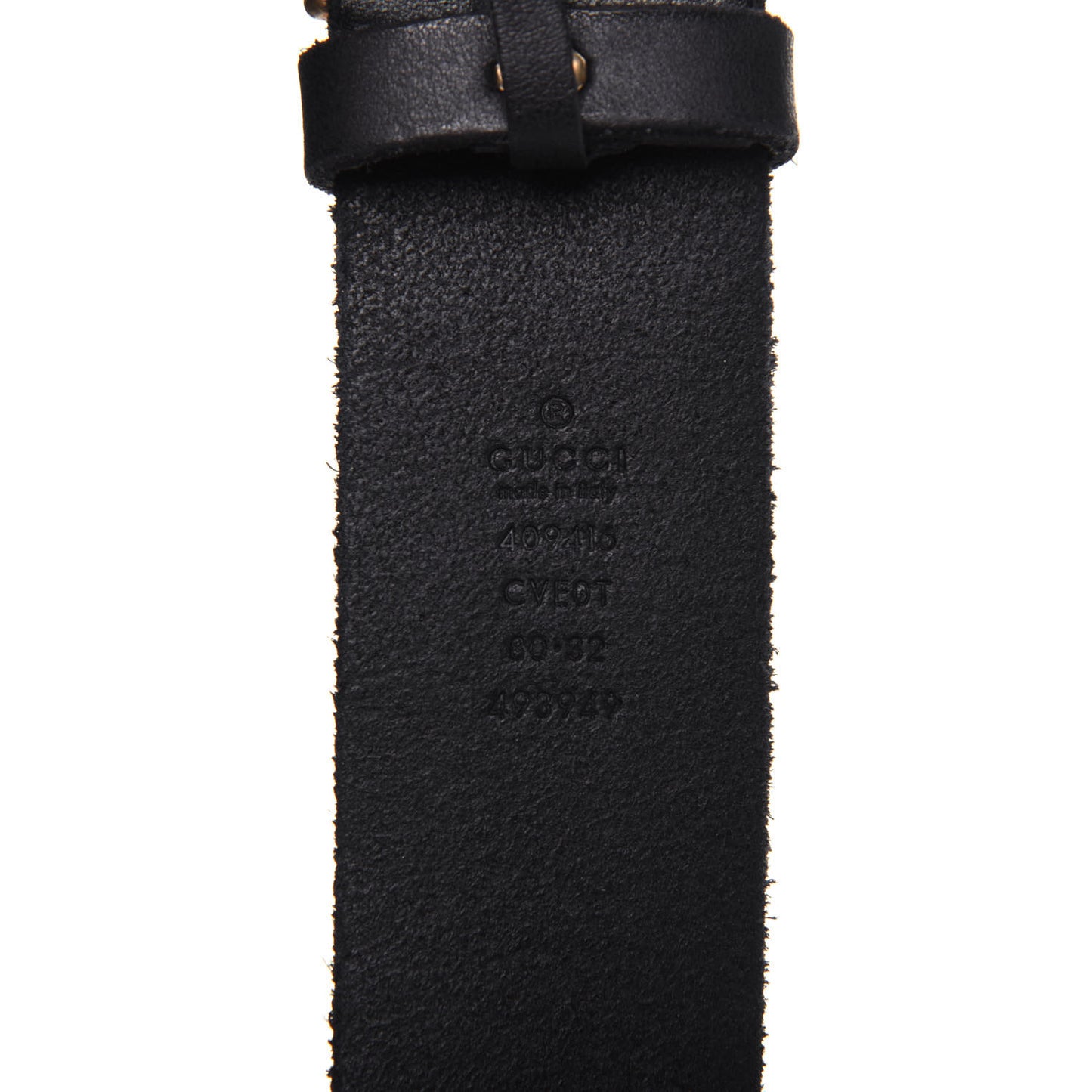 Faded Calfskin Double G 40mm Belt 80 32 Black