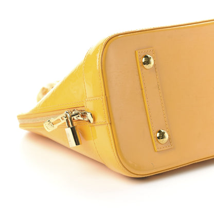 Louis Vuitton Vernis Alma PM Jaune Passion 6 of 12