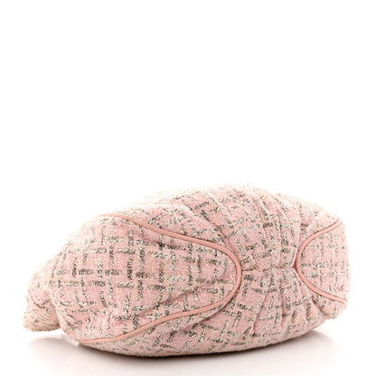 Chanel Tweed Boucle Knitting Bag Pink 4 of 16