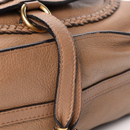 Chloe Calfskin Braided Medium Marcie Satchel Nut 11 of 12