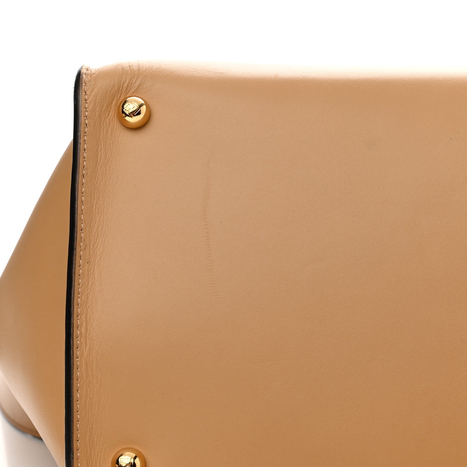 Fendi Vitello King Medium Fendi Way Tote Miele Scuro 12 of 13
