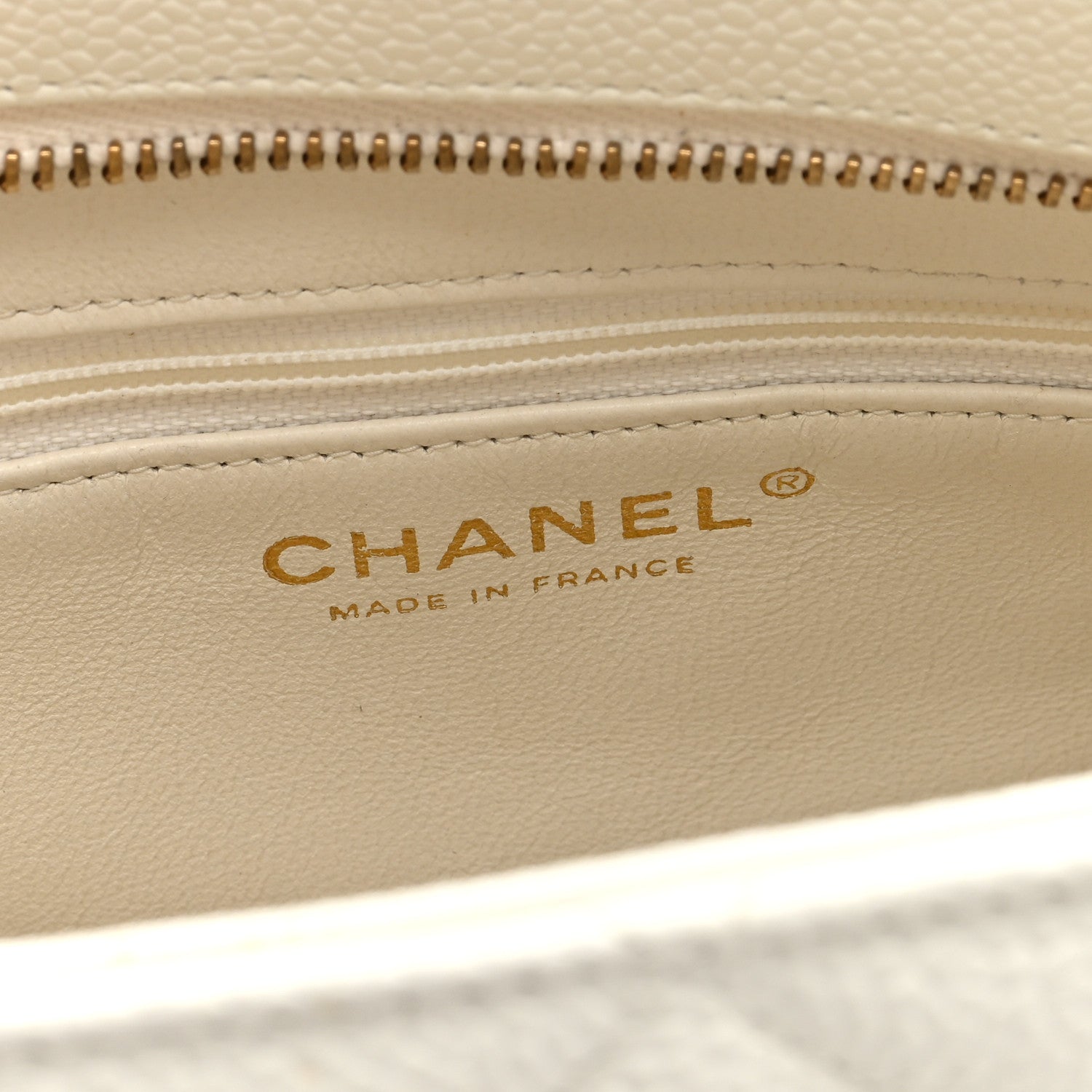 Chanel Caviar Quilted Medallion Tote White 6 of 11