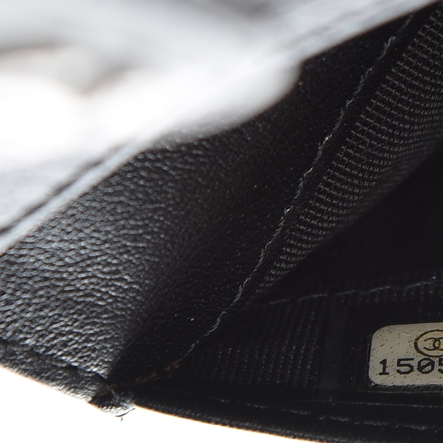 Chanel Patent Quilted Zip Pocket Wallet Black 8 of 11