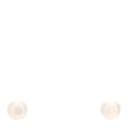 Mikimoto 18K Yellow Gold Akoya Pearl 4-4.5mm Stud Earrings 1 of 5
