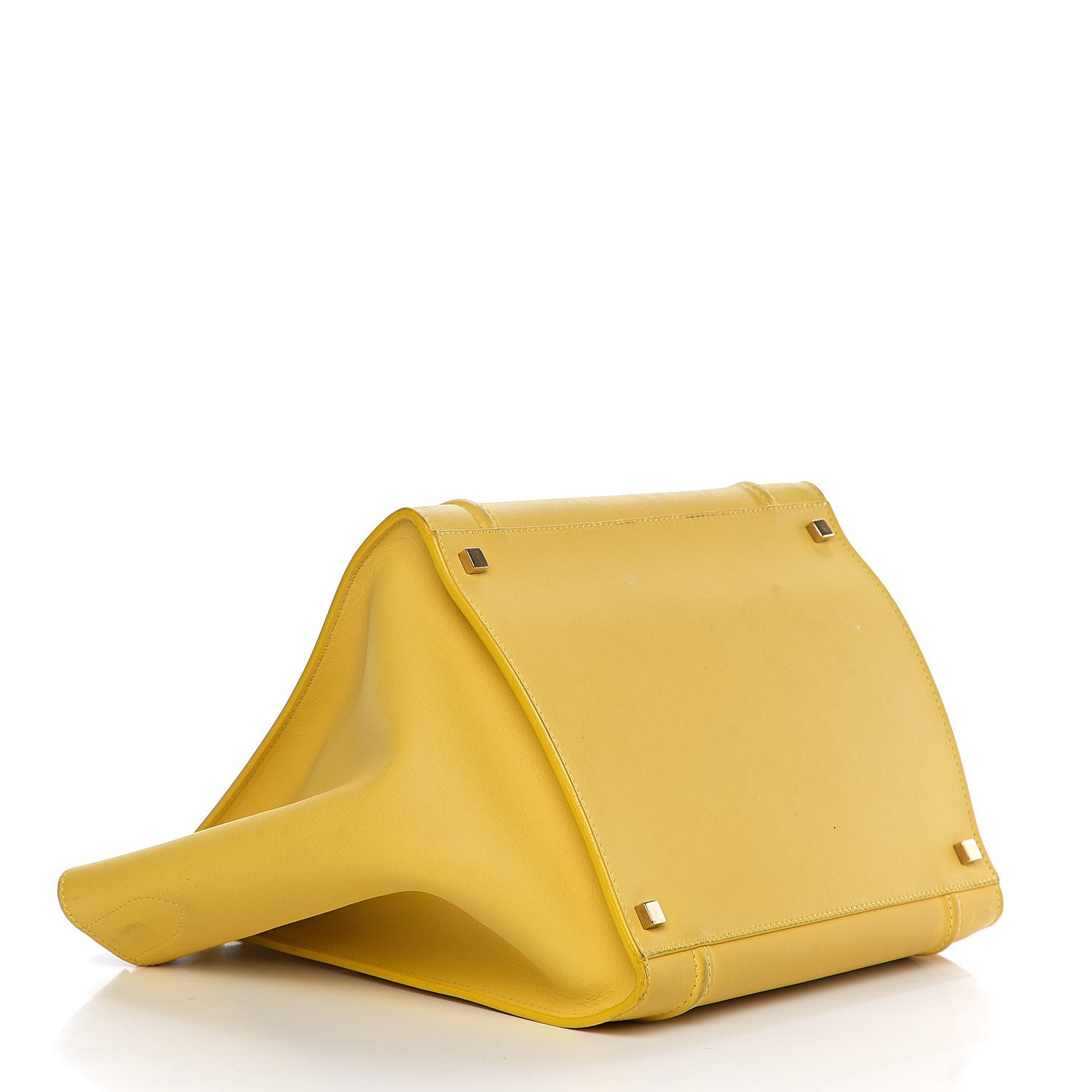 Smooth Calfskin Medium Phantom Luggage Sun Yellow