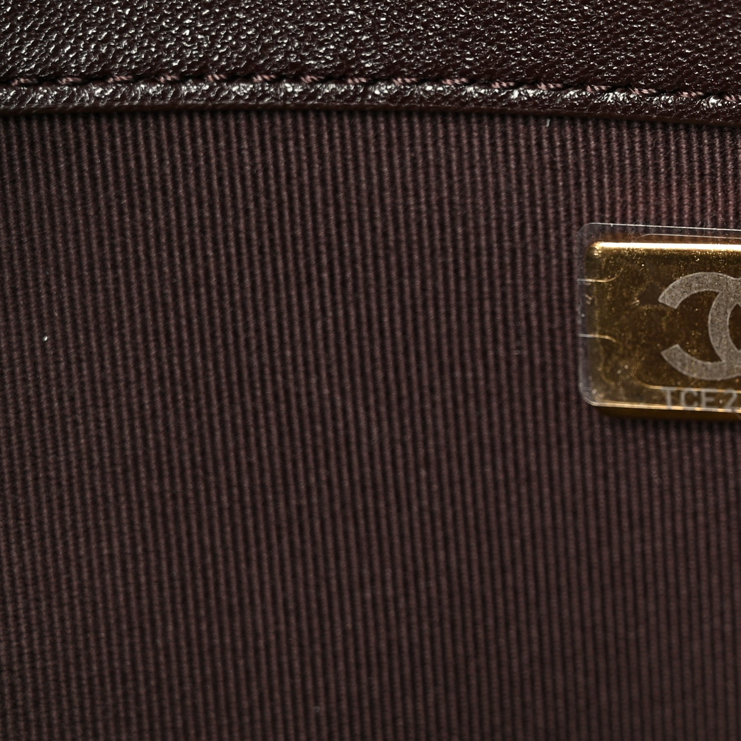 Chanel Lambskin Chevron Maxi Flap Bag Dark Brown 8 of 11