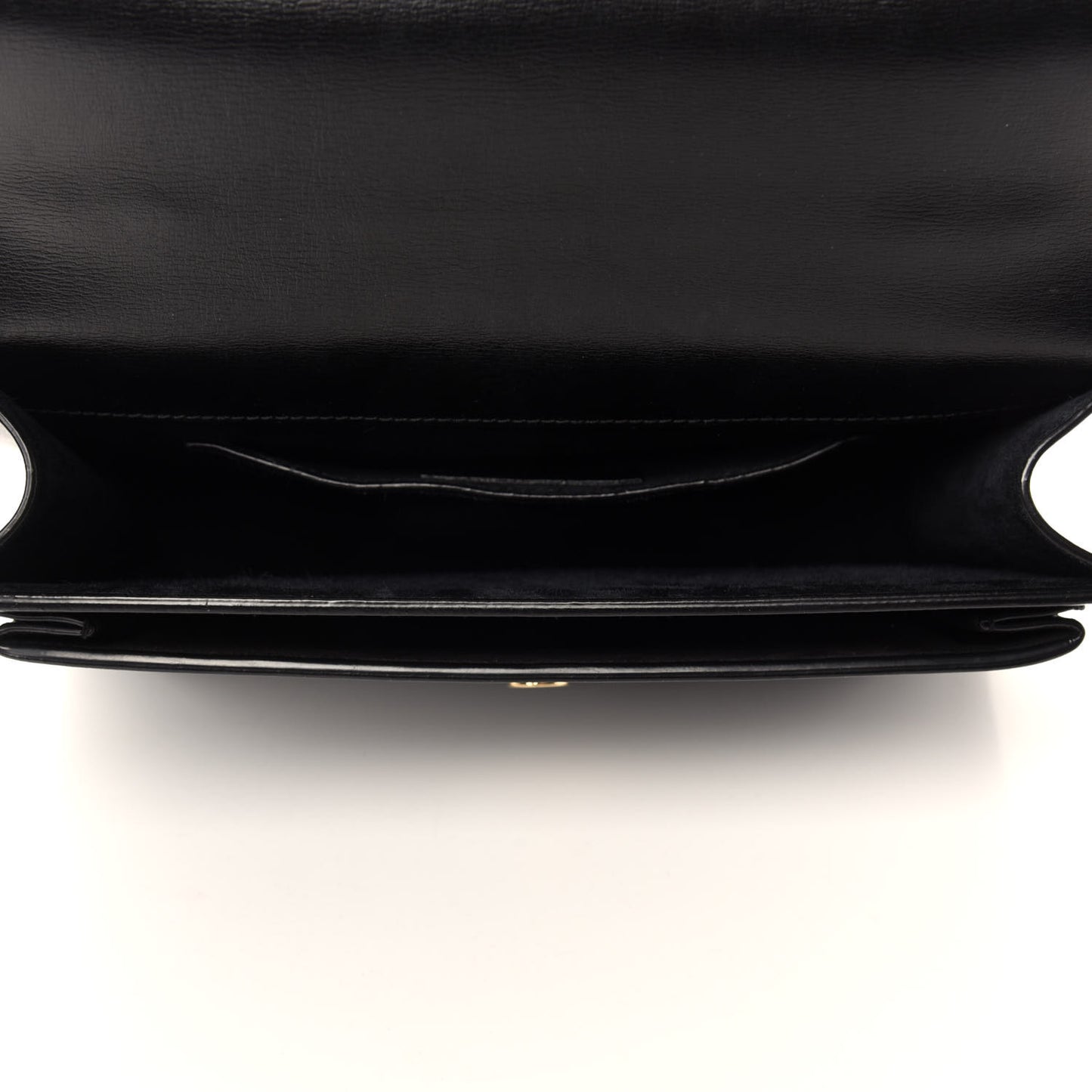 Smooth Calfskin Medium Monogram Sunset Satchel Black