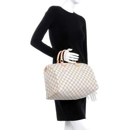 Louis Vuitton Damier Azur Speedy 35 2 of 15